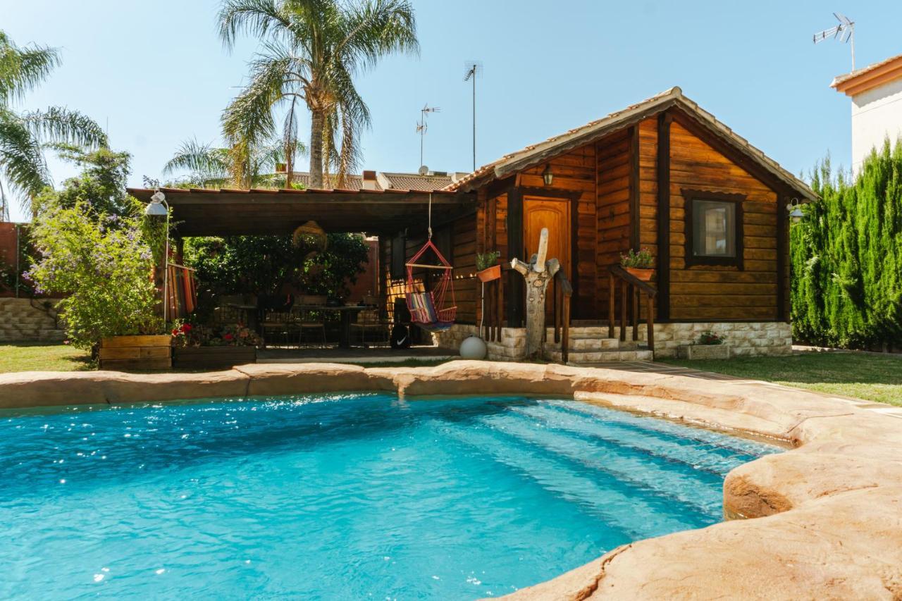 Vila Casa De Madera Con Piscina Privada Los Alcázares Exteriér fotografie