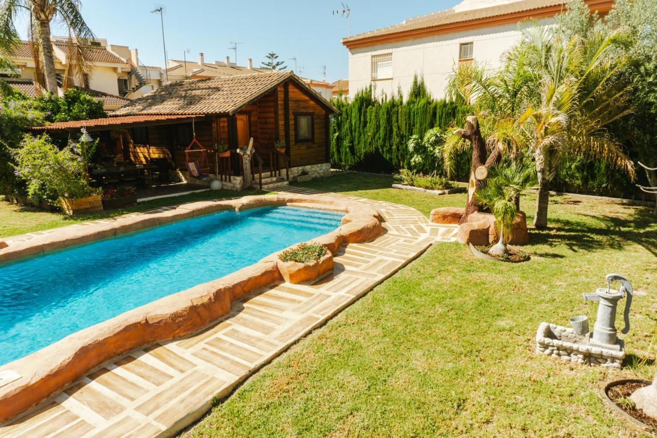 Vila Casa De Madera Con Piscina Privada Los Alcázares Exteriér fotografie